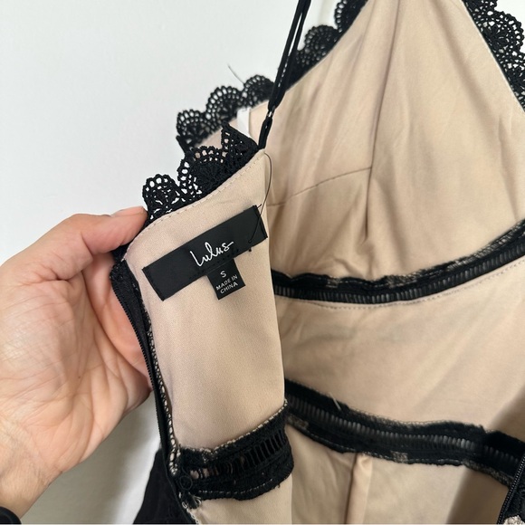 NEW Lulus Alluring Dream Black Floral Mesh Lace Trumpet Midi Dress - Picture 8 of 10